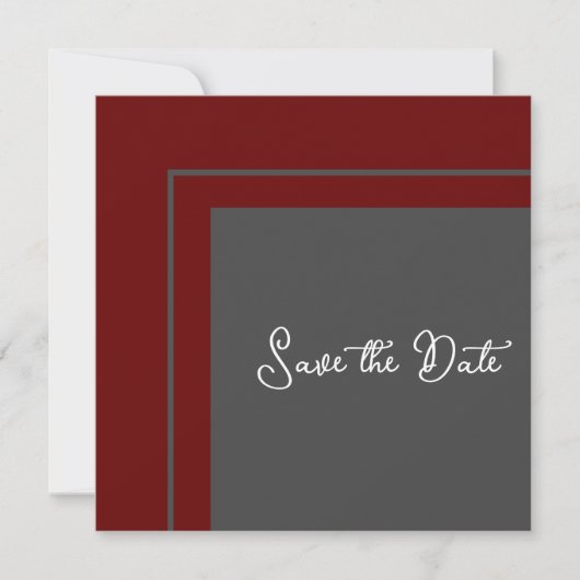 Save The Date Géométrique Moderne Enregistrer La Date (Devant)