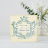 Save The Date Georgiana (Cream) Enregistrer la date (Debout devant)