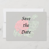 Save The Date Géranium Rouge Clair (Dos)