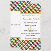 Save The Date GHANA Célébration de mariage chrétien (Devant / Derrière)