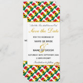 Save The Date GHANA Célébration des Mariages chrétiens (Devant / Derrière)