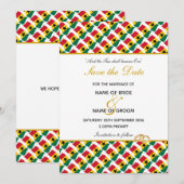 Save The Date GHANA Mariage Célébration Chrétienne (Devant / Derrière)