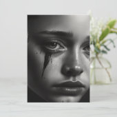 Save The Date Girl with tears (Debout devant)