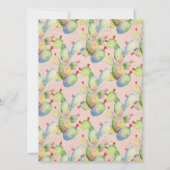 Save The Date Glam Cactus Wedding Enregistrer La Date (Dos)