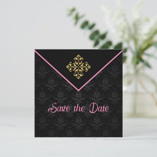 Save The Date Glam Du Soir Enregistrer La Date (Debout devant)