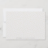 Save The Date Glam faux or parties scintillant calligraphie enre (Dos)