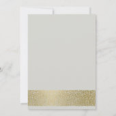 SAVE THE DATE GLAMOROUS GOLD GRAY DOTS MOSAIC ENREGISTRER LA DAT (Dos)