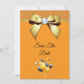 Save The Date Glamourous Elegance Birthday Party (Devant)