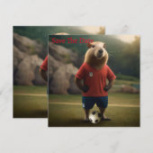 Save The Date "Goal-Scoring Capybara : The Ultimate Soccer Star  (Devant / Derrière)