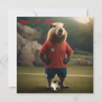 "Goal-Scoring Capybara : The Ultimate Soccer Star