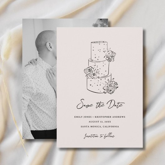 Save The Date Going to the Chapel Photo Wedding