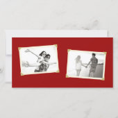 Save The Date Gold Circle Double Bonheur Mariage chinois Photo (Dos)