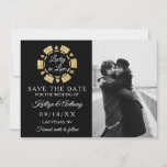 Save The Date Gold Parties scintillant Poker Chip Casino Mariage<br><div class="desc">Célébrez dans le style avec ces mariages modernes et très tendance,  enregistrez les cartes de date. Ce design est facile à personnaliser avec votre propre photo et libellé spécial et vos invités seront ravis quand ils recevront ces cartes fabuleuses. Les correspondances se trouvent dans la collection.</div>