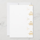 Save The Date Golden Coaches Cendrillon Princess (Devant)