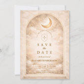 Save The Date Golden Constellation Quinceañera (Devant)