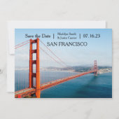 Save The Date Golden Gate Bridge Photo - Enregistrer la date (Devant)