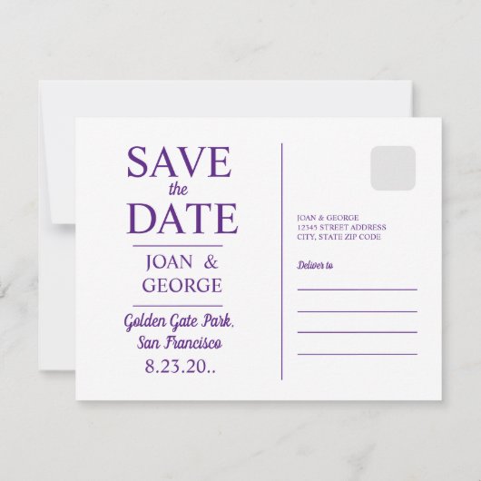 Save The Date Golden Gate Park, San Francisco,  (Dos)