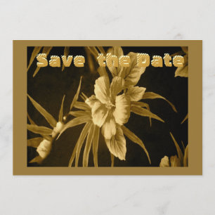 Save The Date Golden Hawaiian Tropical