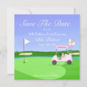 Save The Date Golf 30th Birthday Party (Devant)