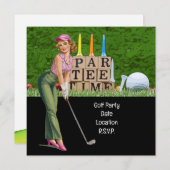 Save The Date Golf Femme (Devant / Derrière)