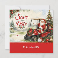 Golf Noël Par tee fête avec le Père Noël