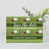 Save The Date Golf Sauvez la date avec amour Mariage Party (Debout devant)