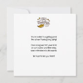 Save The Date Golf Thanksgiving Party Autumn Golf Course (Dos)