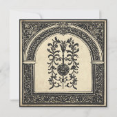 Save The Date Gothic Parchment Medieval Until Death Wedding (Dos)