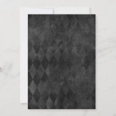 Save The Date Gothique Moody Purple Floral Eucalyptus (Dos)