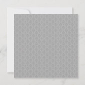 Save The Date Gown, tuxedo sur gris Enregistrer la date Invitati (Dos)