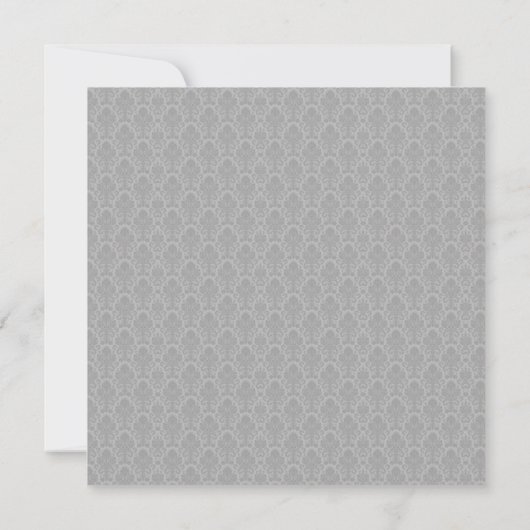 Save The Date Gown, tuxedo sur gris Enregistrer la date Invitati (Dos)