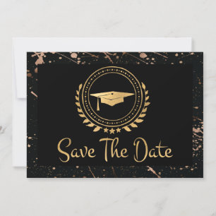 Save The Date Graduation à l'école Économisez La Date Casquette 