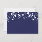 Save The Date Graduation party bleu blanc étoiles photo 2023 (Dos)