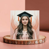 Save The Date Graduation unique Peach Fuzz