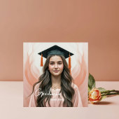 Save The Date Graduation unique Peach Fuzz