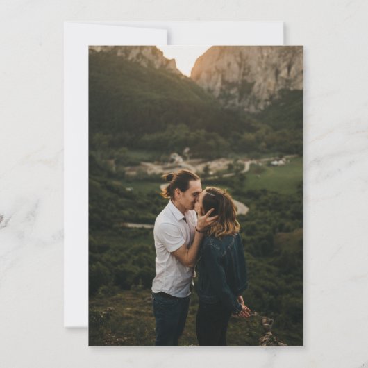 Save The Date Grand Canyon Couple Enregistrer la date (Dos)