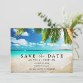 Save The Date Grand Cayman Beach Destination Mariage (Debout devant)