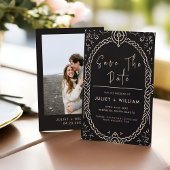 Save The Date Grand Celtic Nordeval Scroll Viking Mariage