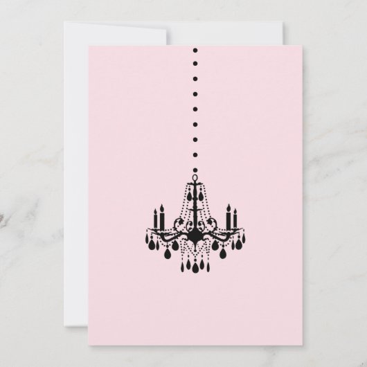 Save The Date Grand Salle de bal Enregistrer la date (rose) (Dos)