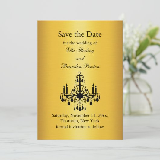 Save The Date Grand Salon Enregistrer la date (Debout devant)