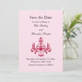 Save The Date Grand Salon Enregistrer la date (rouge) (Debout devant)