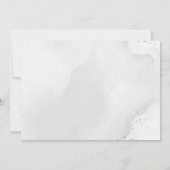 Save The Date Grange Rustique au Eucalyptus Botanique Vert Sauge (Dos)