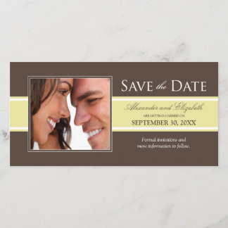 Save The Date Gras Gras Enregistrer la date (chocolat/ivoire)