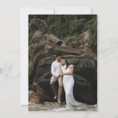 Save The Date Gras moderne grande date sur Arrière - plan noir (Dos)