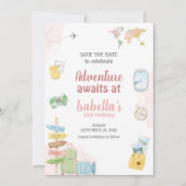 Save The Date Great Adventure Await Travel (Devant)