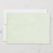 Save The Date Grenouille avec chapeau vert et trèfle mignonne (Dos)