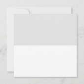Save The Date Gris doux et blanc minimal Enregistrer la date | P (Dos)