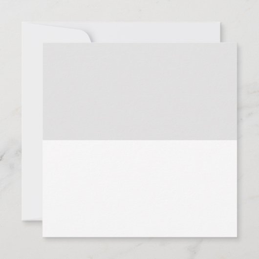 Save The Date Gris doux et blanc minimal Enregistrer la date | P (Dos)
