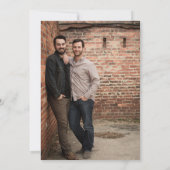 Save The Date Grooms Mariage Tarot (Dos)