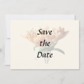 Save The Date Groupe de Lilies orange (Dos)